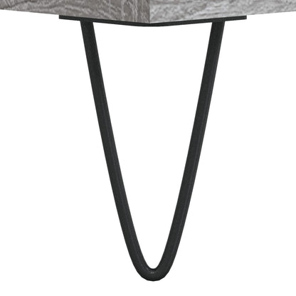vidaXL Coffee Table Grey Sonoma 60x50x36,5 cm Engineered Wood