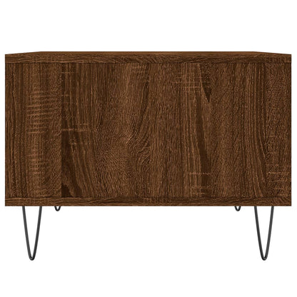 vidaXL Coffee Table Brown Oak 60x50x36,5 cm Engineered Wood