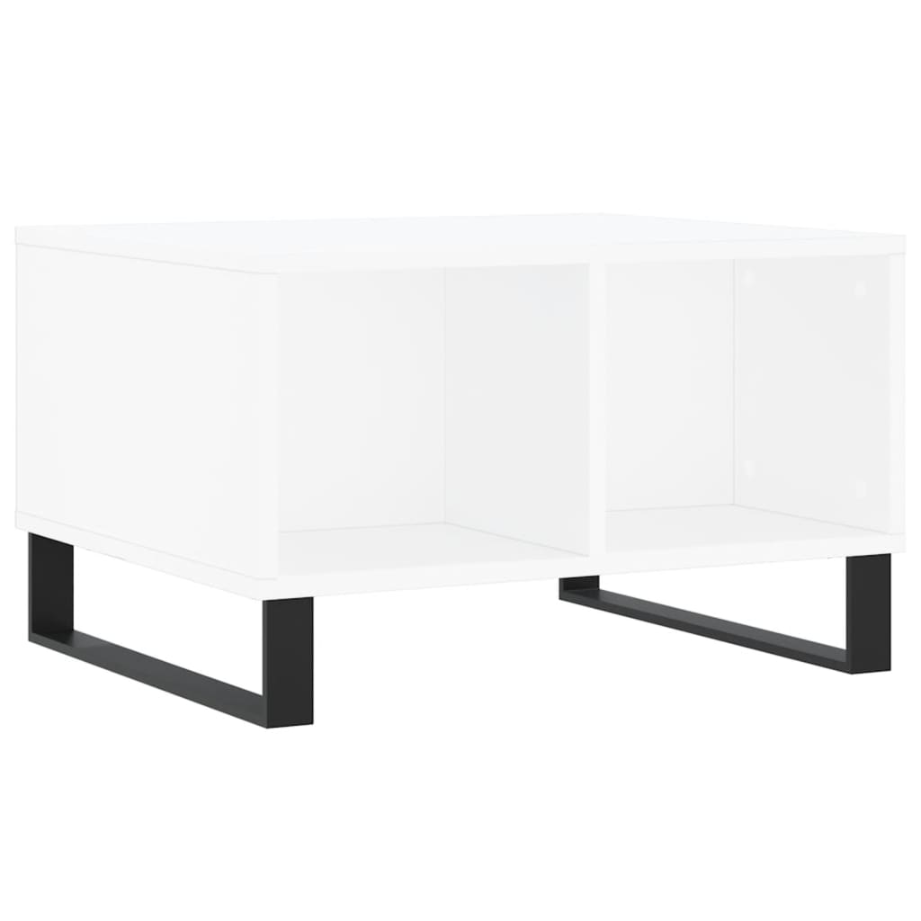 vidaXL Coffee Table White 60x50x36,5 cm Engineered Wood