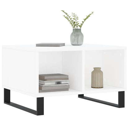 vidaXL Coffee Table White 60x50x36,5 cm Engineered Wood
