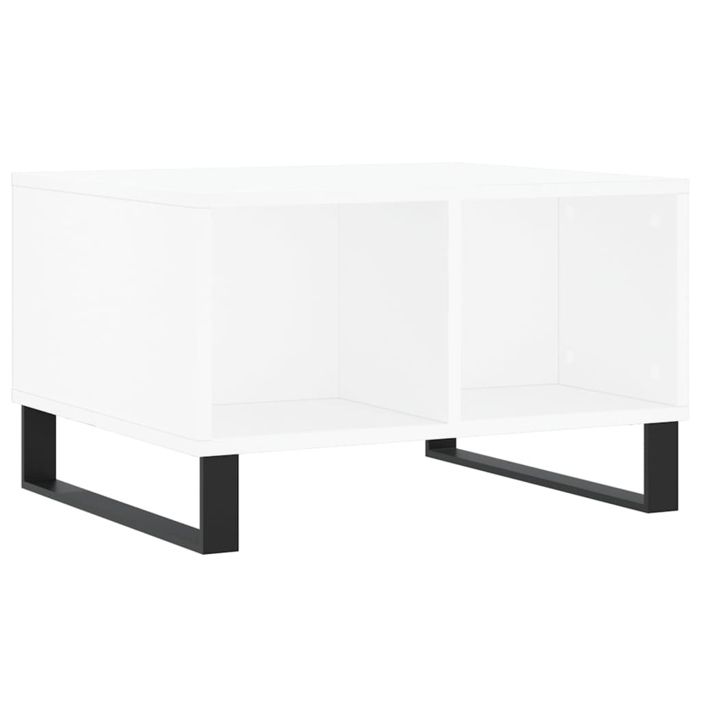 vidaXL Coffee Table White 60x50x36,5 cm Engineered Wood