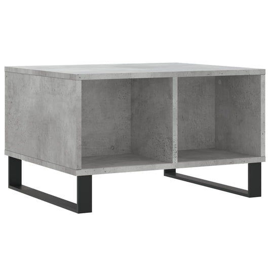 vidaXL Coffee Table Concrete Grey 60x50x36,5 cm Engineered Wood