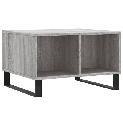 vidaXL Coffee Table Grey Sonoma 60x50x36,5 cm Engineered Wood