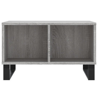 vidaXL Coffee Table Grey Sonoma 60x50x36,5 cm Engineered Wood