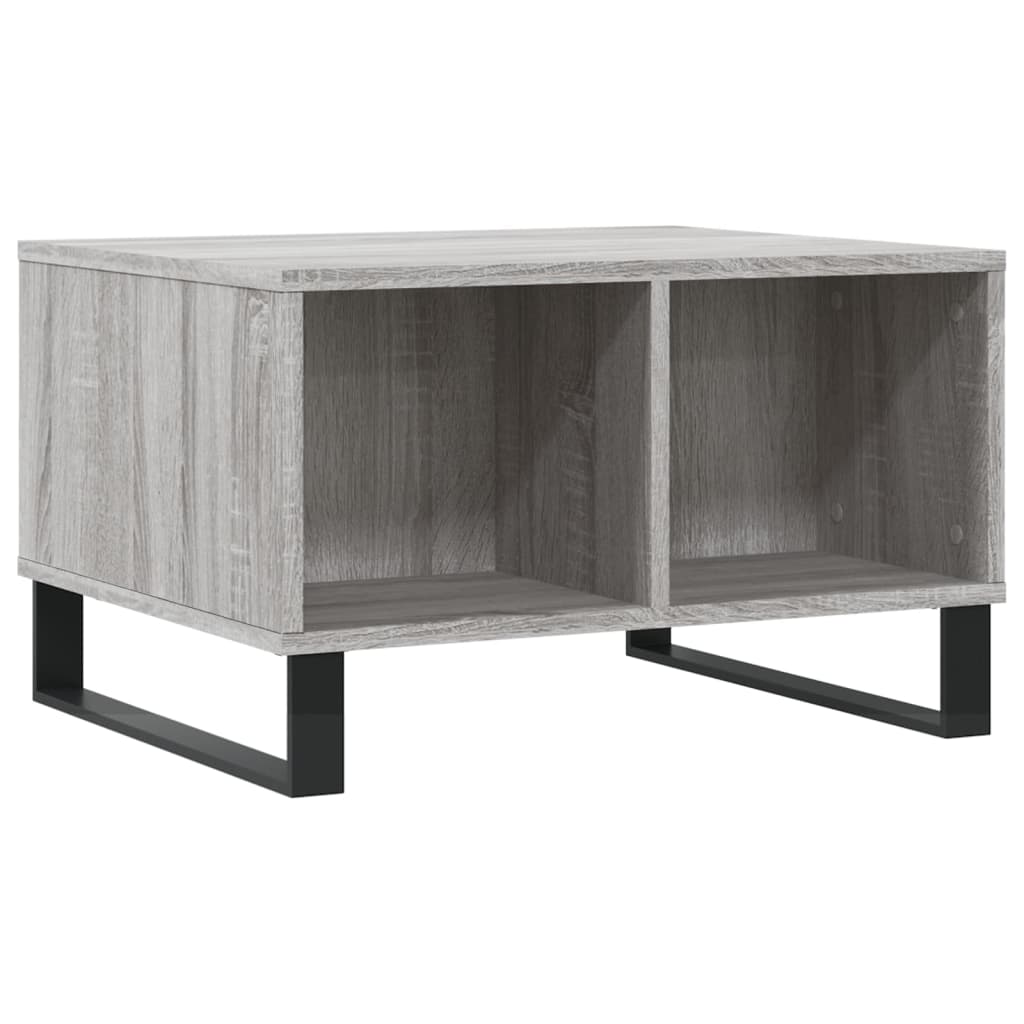 vidaXL Coffee Table Grey Sonoma 60x50x36.5 cm Engineered Wood