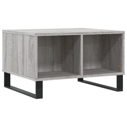 vidaXL Coffee Table Grey Sonoma 60x50x36.5 cm Engineered Wood