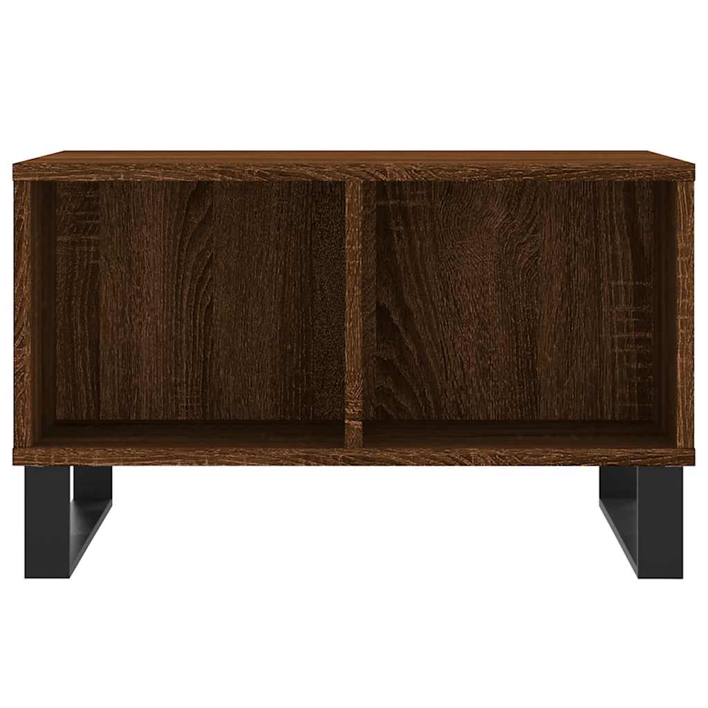 vidaXL Coffee Table Brown Oak 60x50x36,5 cm Engineered Wood