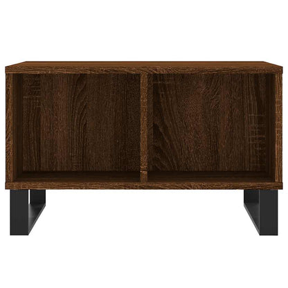 vidaXL Coffee Table Brown Oak 60x50x36,5 cm Engineered Wood