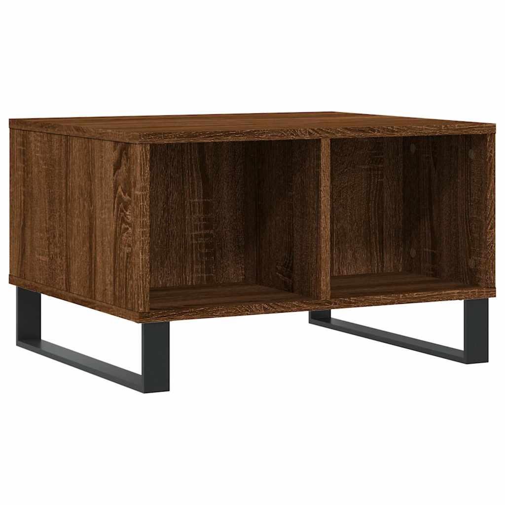 vidaXL Coffee Table Brown Oak 60x50x36,5 cm Engineered Wood