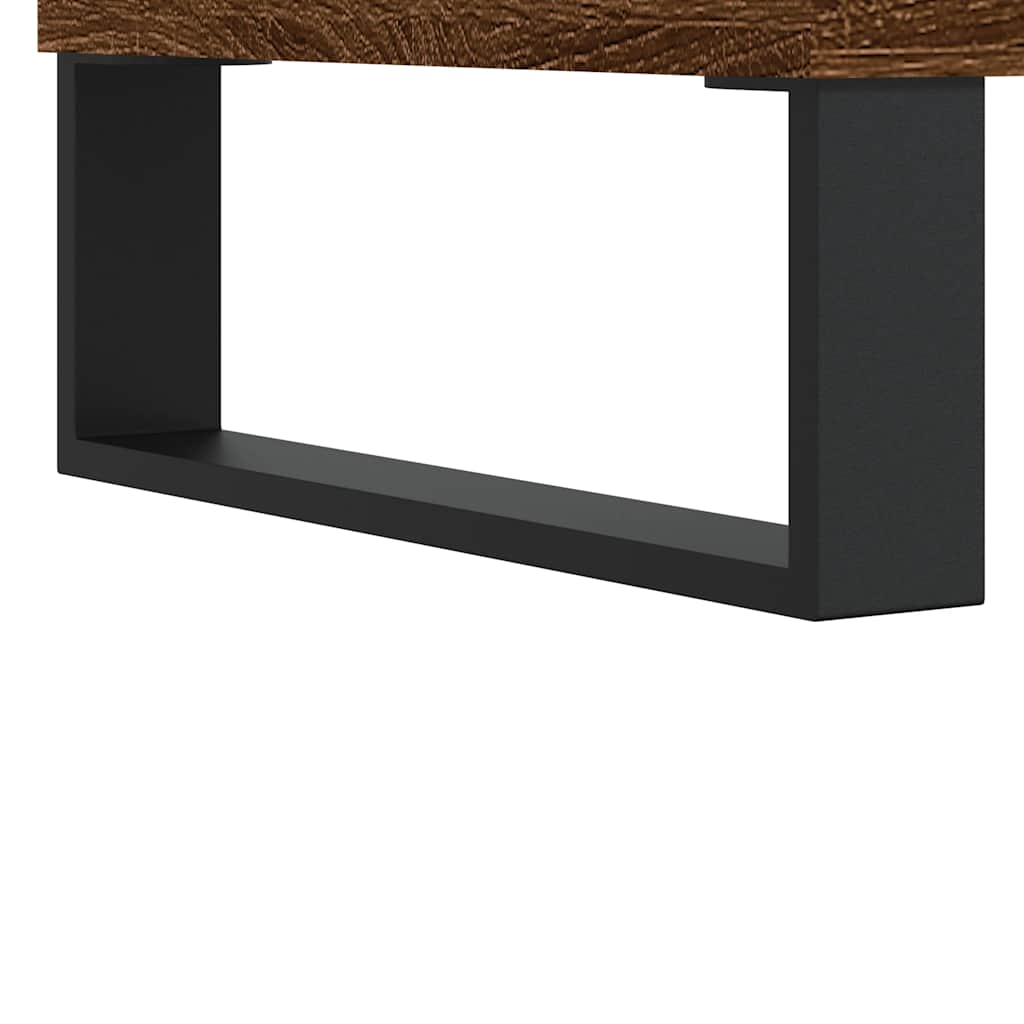 vidaXL Coffee Table Brown Oak 60x50x36,5 cm Engineered Wood