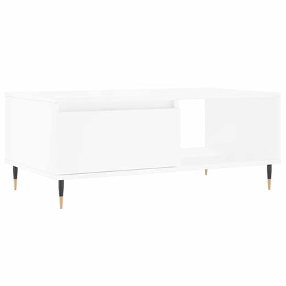 vidaXL Coffee Table White 90x50x36,5 cm Engineered Wood