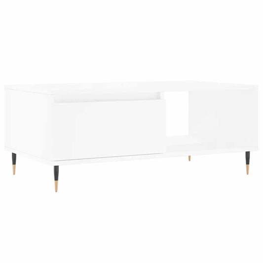 vidaXL Coffee Table White 90x50x36,5 cm Engineered Wood