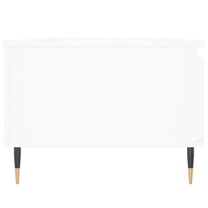 vidaXL Coffee Table | White | Engineered wood | Medium | Rectangular | Modern