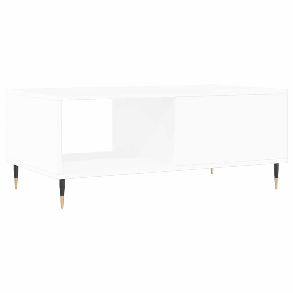 vidaXL Coffee Table White 90x50x36,5 cm Engineered Wood