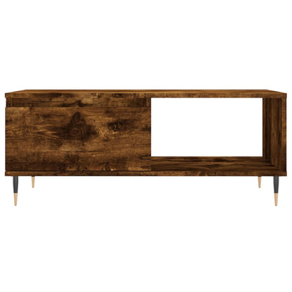 vidaXL Coffee Table | Smoked oak | Engineered wood, metal | 90x50x36.5 cm