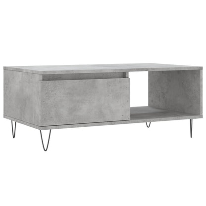 vidaXL Coffee Table Concrete Grey 90x50x36.5 cm Engineered Wood