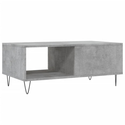 vidaXL Coffee Table Concrete Grey 90x50x36.5 cm Engineered Wood