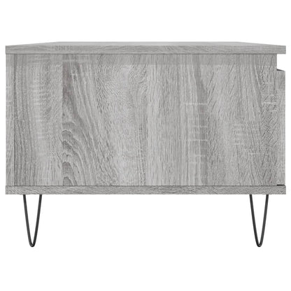 vidaXL Coffee Table Grey Sonoma 90x50x36.5 cm Engineered Wood