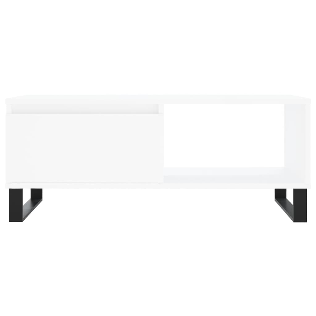 vidaXL Coffee Table White 90x50x36.5 cm Engineered Wood