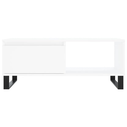 vidaXL Coffee Table White 90x50x36.5 cm Engineered Wood