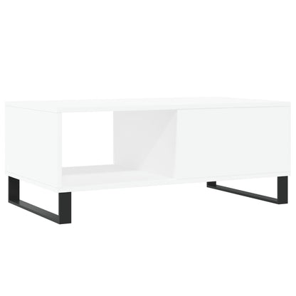 vidaXL Coffee Table White 90x50x36.5 cm Engineered Wood