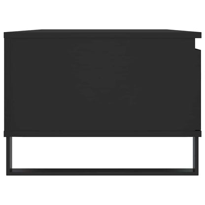 vidaXL Coffee Table Black 90x50x36.5 cm Engineered Wood