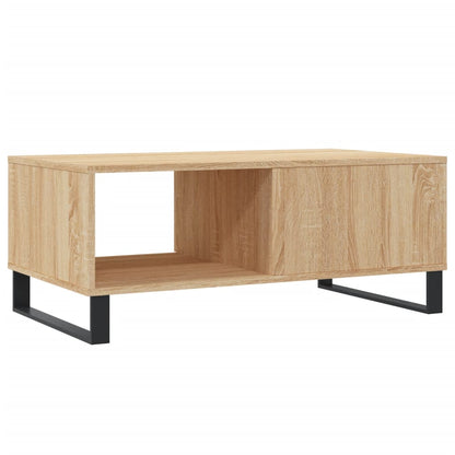 vidaXL Coffee Table Sonoma Oak 90x50x36.5 cm Engineered Wood