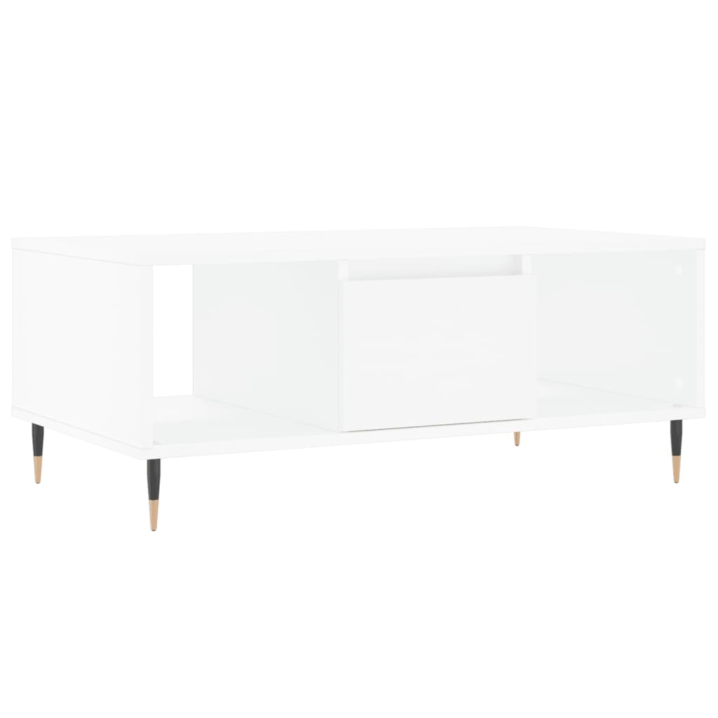 vidaXL Coffee Table White 90x50x36,5 cm Engineered Wood