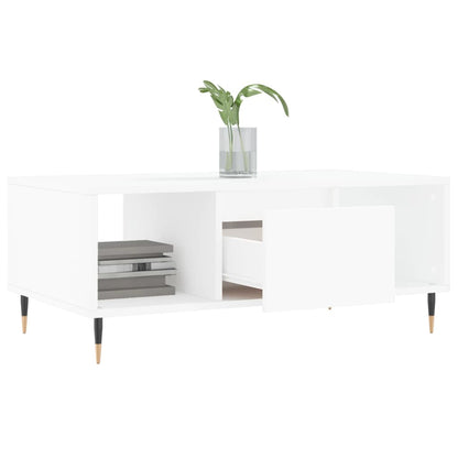 vidaXL Coffee Table White 90x50x36,5 cm Engineered Wood