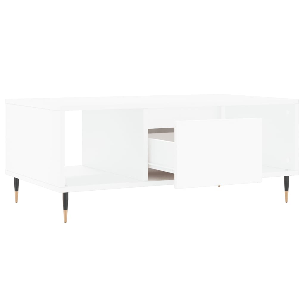 vidaXL Coffee Table White 90x50x36,5 cm Engineered Wood