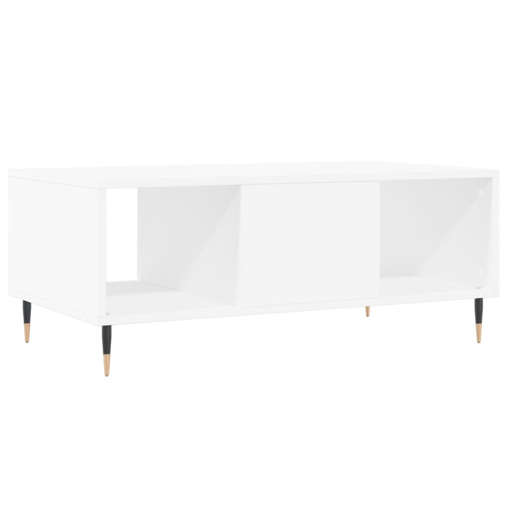 vidaXL Coffee Table White 90x50x36,5 cm Engineered Wood
