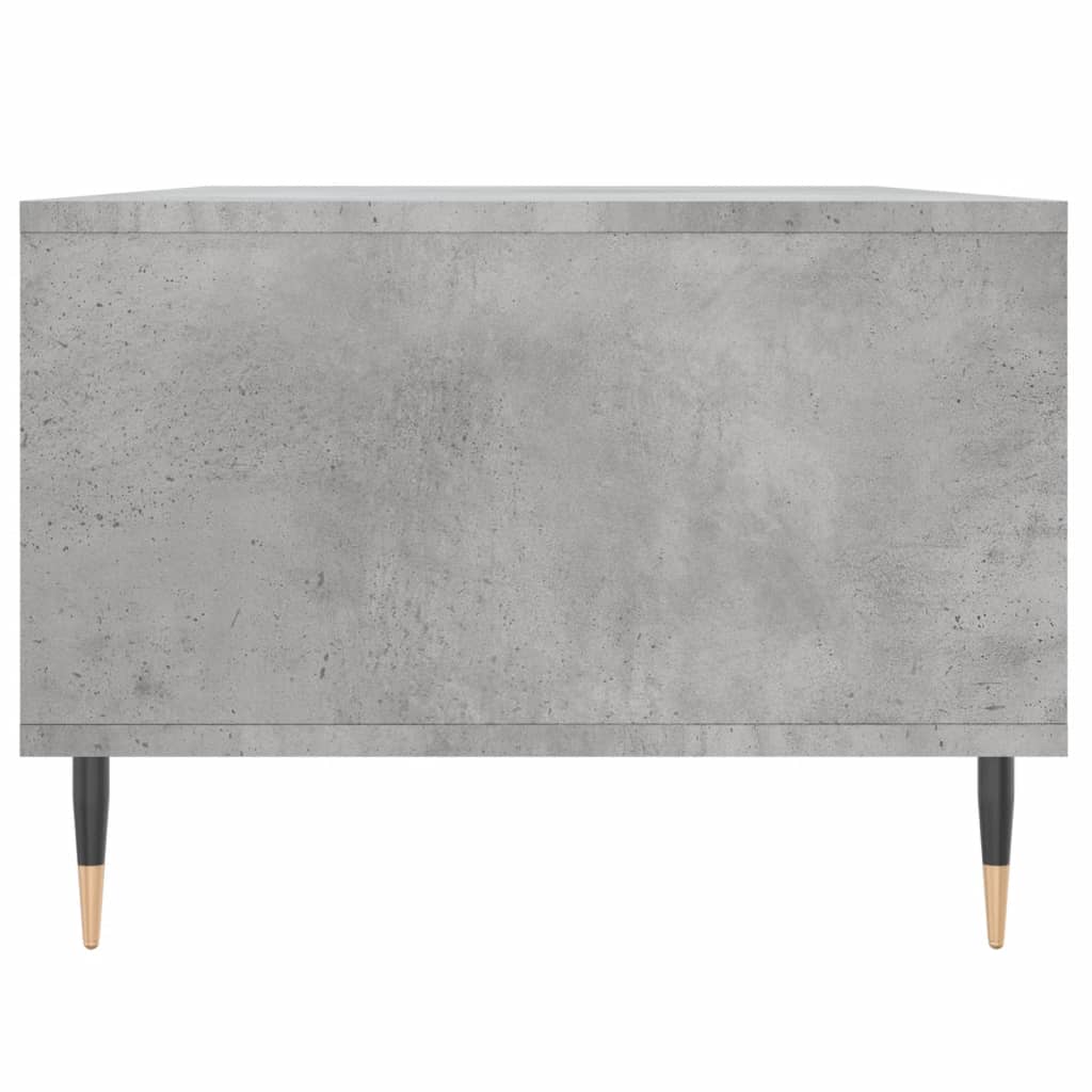 vidaXL Coffee Table Concrete Grey 90x50x36,5 cm Engineered Wood