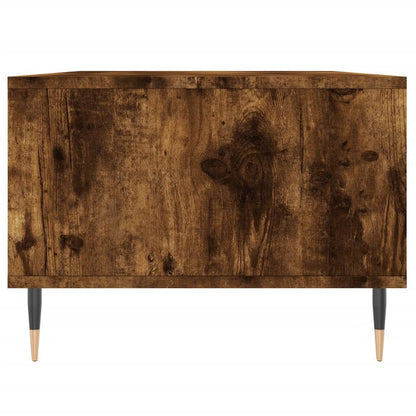 vidaXL Coffee Table Smoked Oak 90x50x36,5 cm Engineered Wood