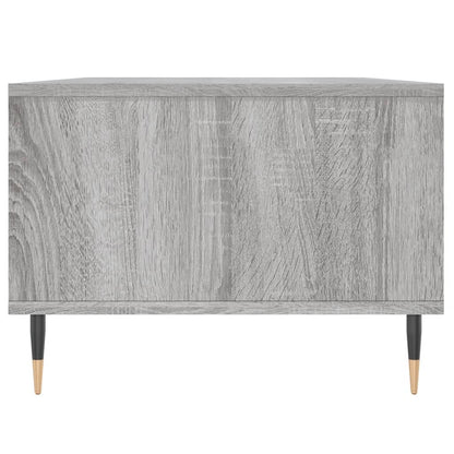 vidaXL Coffee Table Grey Sonoma 90x50x36,5 cm Engineered Wood