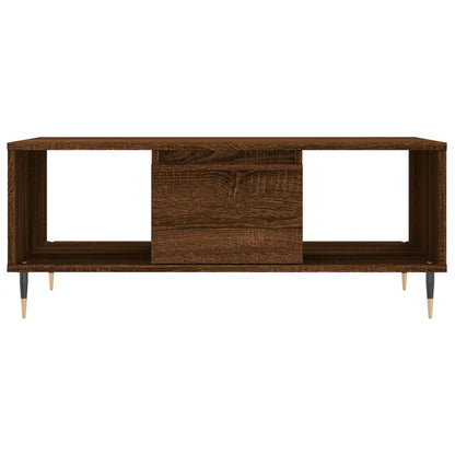 vidaXL Coffee Table Brown Oak 90x50x36.5 cm Engineered Wood