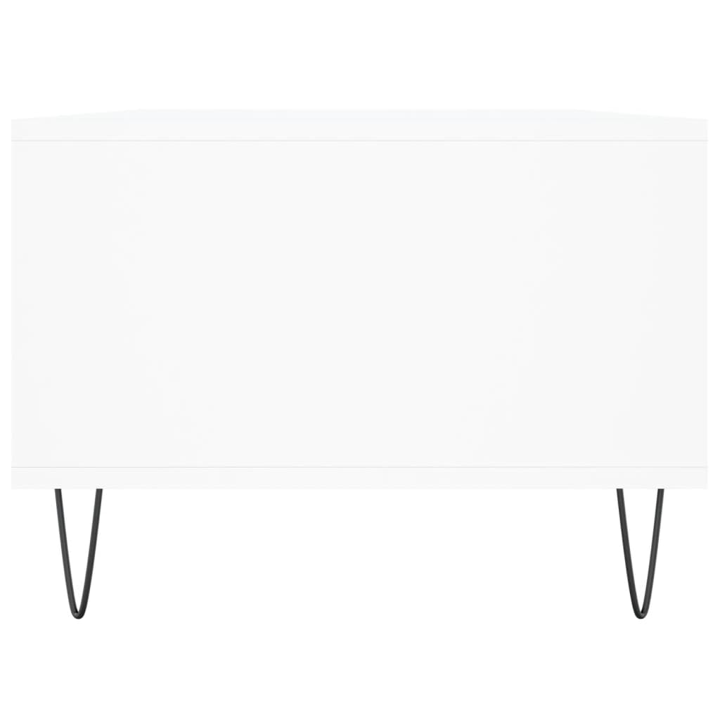 vidaXL Coffee Table White 90x50x36,5 cm Engineered Wood