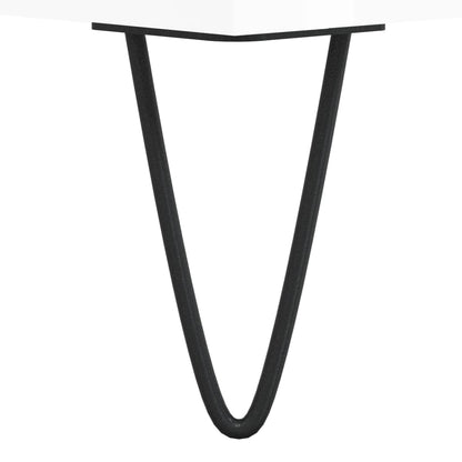 vidaXL Coffee Table High Gloss White 90x50x36.5 cm Engineered Wood