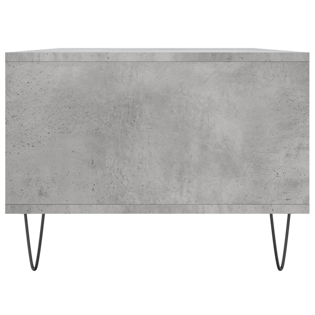 vidaXL Coffee Table Concrete Grey 90x50x36,5 cm Engineered Wood