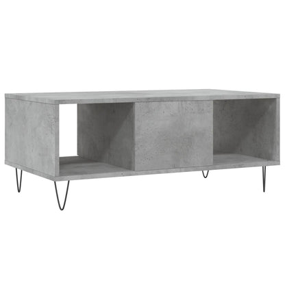 vidaXL Coffee Table Concrete Grey 90x50x36,5 cm Engineered Wood