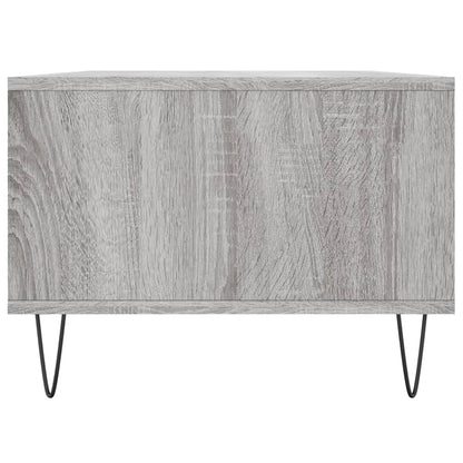 vidaXL Coffee Table Grey Sonoma 90x50x36,5 cm Engineered Wood