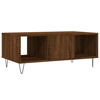 vidaXL Coffee Table Brown Oak 90x50x36,5 cm Engineered Wood