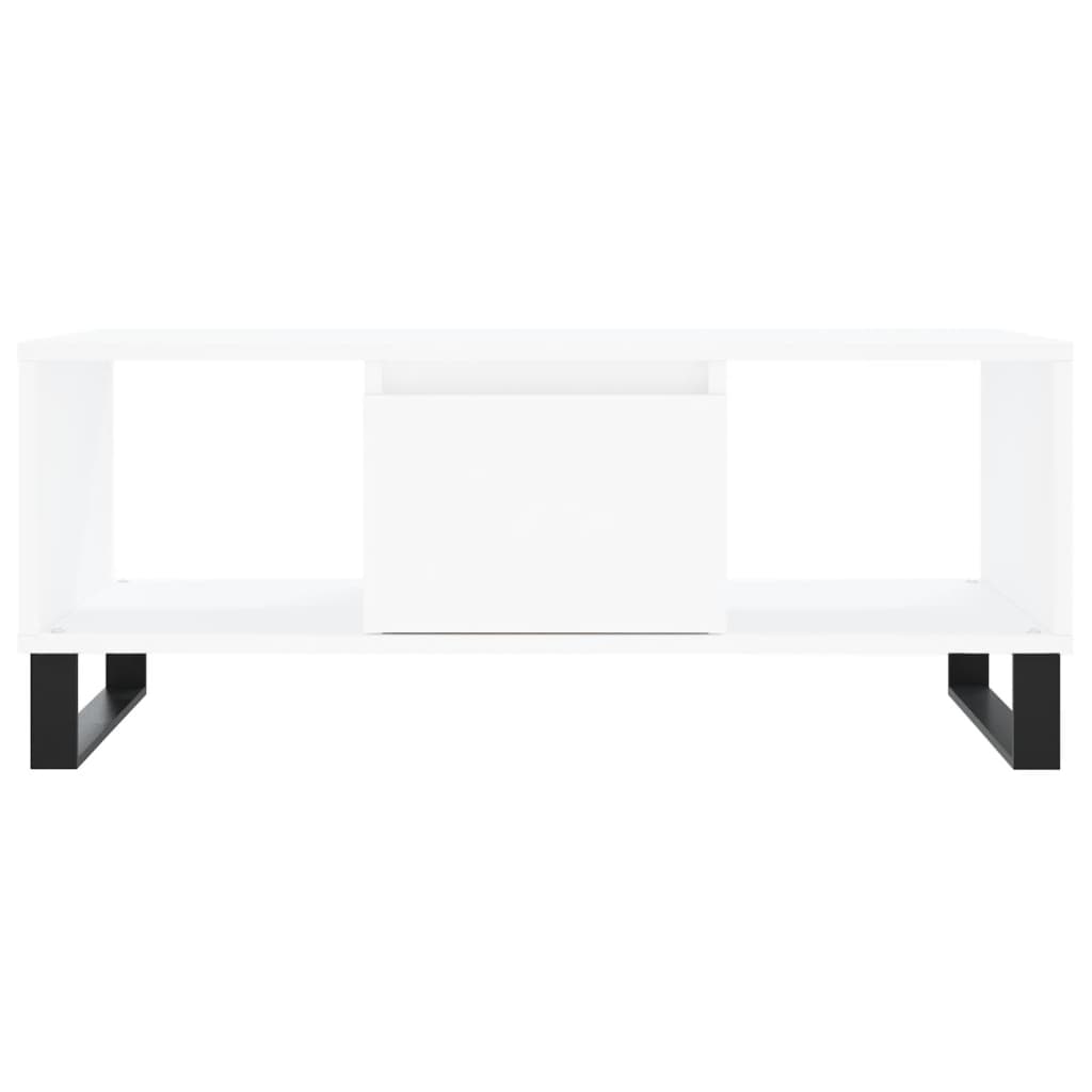 vidaXL Coffee Table White 90x50x36.5 cm Engineered Wood