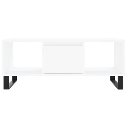 vidaXL Coffee Table White 90x50x36.5 cm Engineered Wood