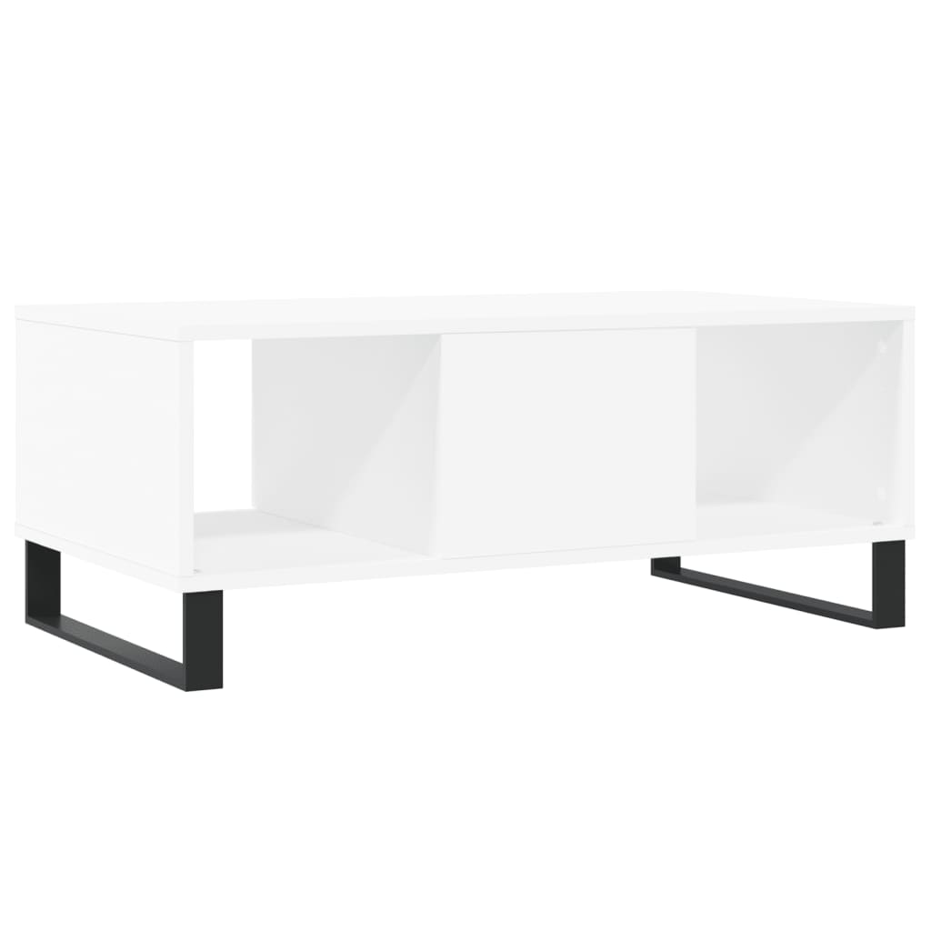 vidaXL Coffee Table White 90x50x36.5 cm Engineered Wood