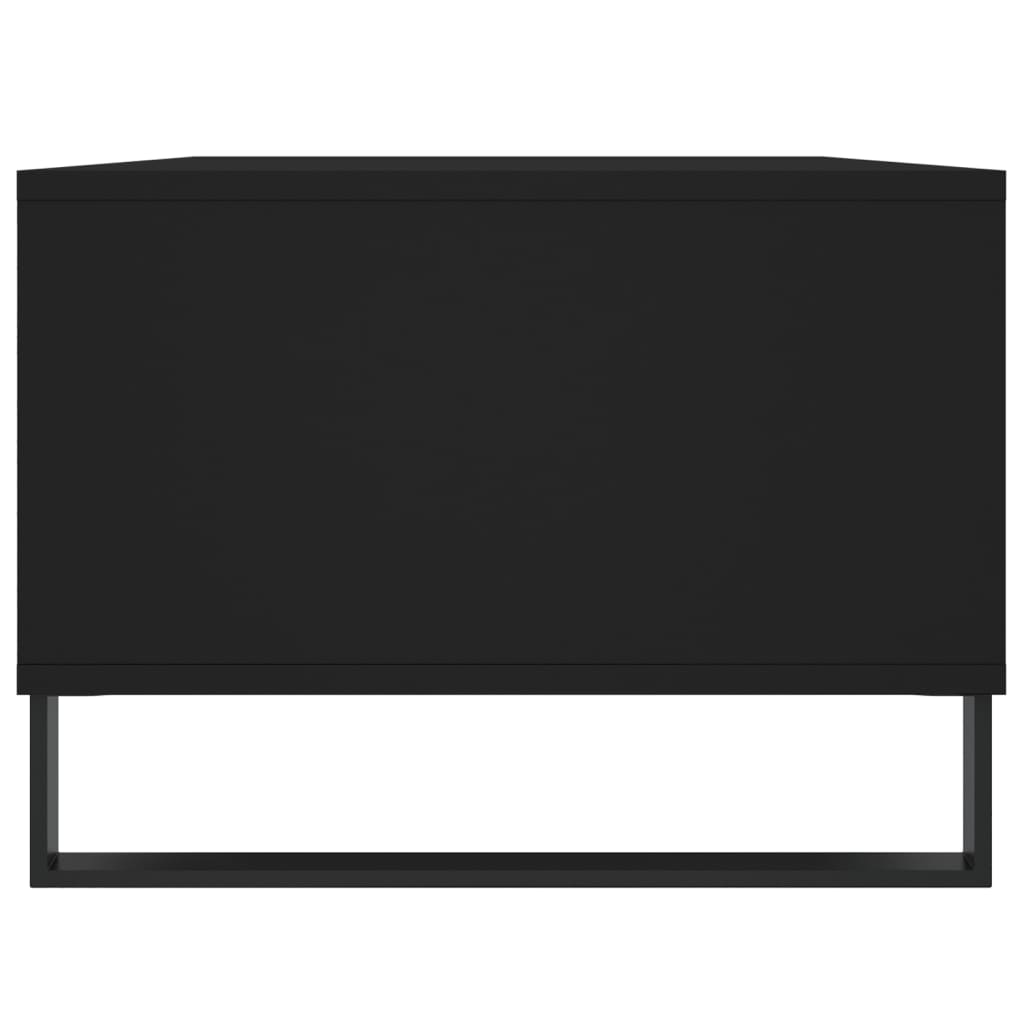 vidaXL Coffee Table Black 90x50x36.5 cm Engineered Wood