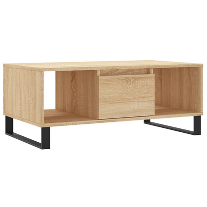 vidaXL Coffee Table Sonoma Oak 90x50x36,5 cm Engineered Wood