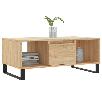 vidaXL Coffee Table Sonoma Oak 90x50x36,5 cm Engineered Wood