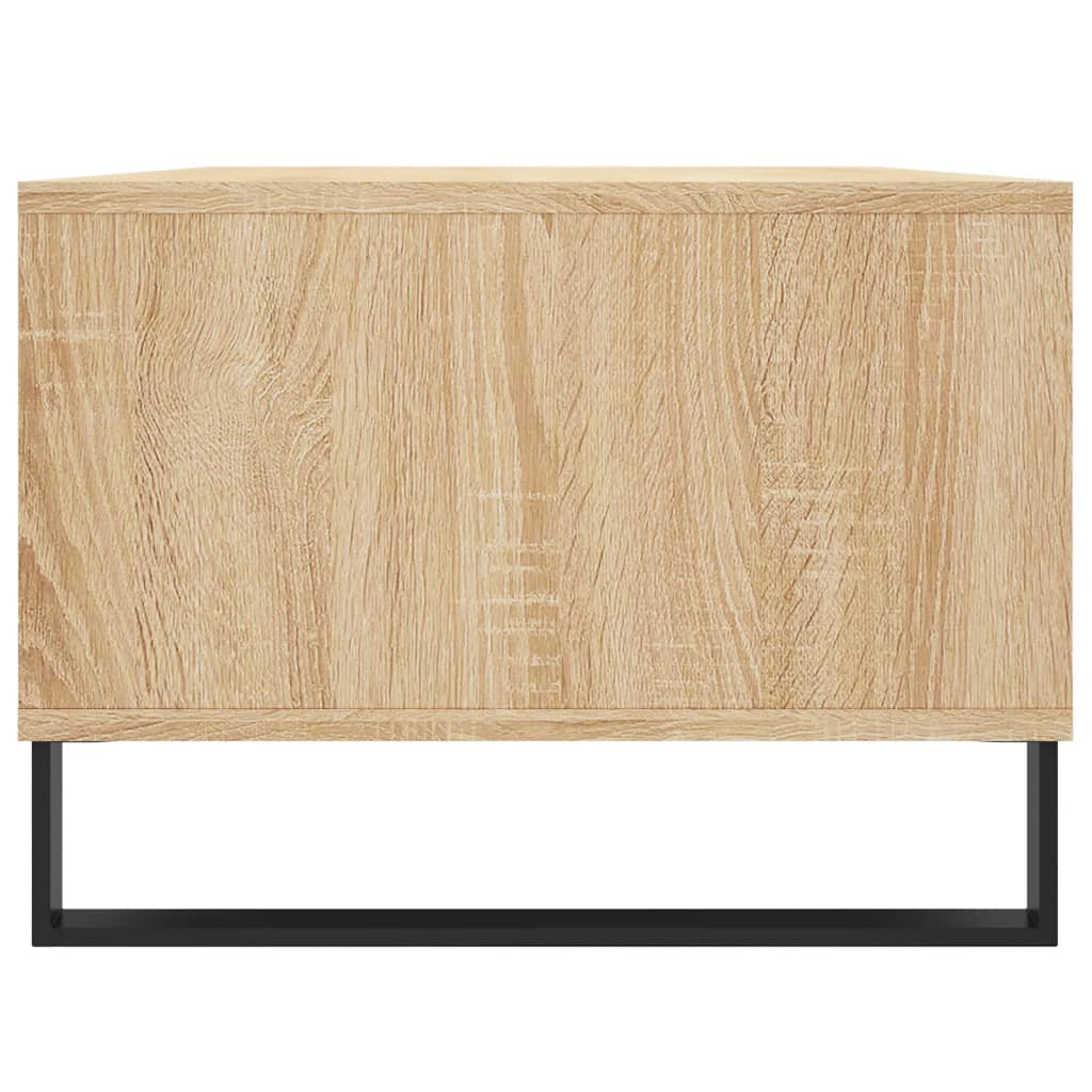 vidaXL Coffee Table Sonoma Oak 90x50x36.5 cm Engineered Wood