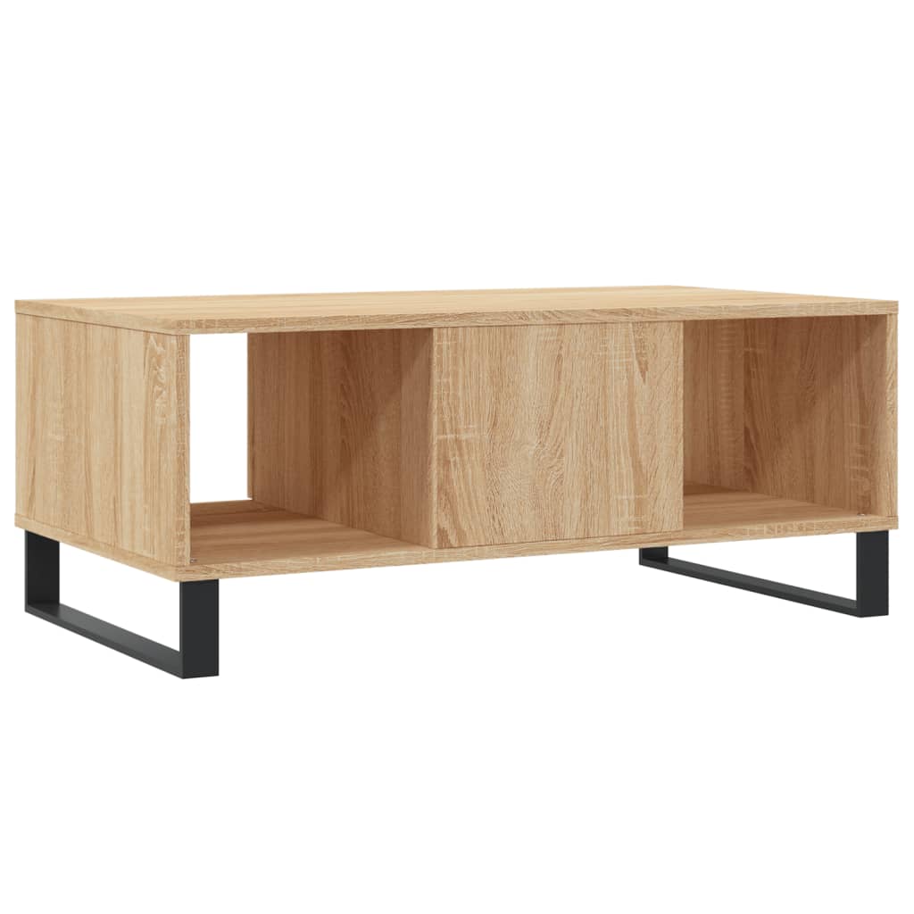 vidaXL Coffee Table Sonoma Oak 90x50x36,5 cm Engineered Wood