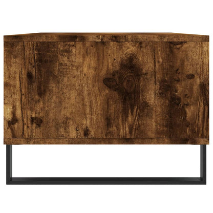 vidaXL Coffee Table Smoked Oak 90x50x36,5 cm Engineered Wood